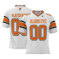 Rebec Custom O.State Cowboys ProSphere Youth NIL Pick-A-Player Football Jersey White American Stitched College Jerseys
