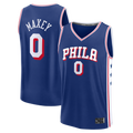 Rebec P.76ers #0 Tyrese Maxey  Royal Fast Break Replica Player Jerseys - Icon Edition