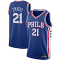 Rebec P.76ers #21 Joel Embiid Royal 20192020 Swingman Jerseys - Icon Edition
