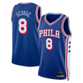 Rebec P.76ers #8 Paul George Royal 2024 Offseason Addition Swingman Jerseys