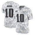 Rebec P.Eagles #10 Braden Mann Player Arctic Camo Salute to Service Limited Game Stitched Jerseys
