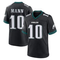 Rebec P.Eagles #10 Braden Mann Player Black Game Home Stitched Jerseys