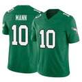 Rebec P.Eagles #10 Braden Mann Player Green Kelly Alternate Vapor F.U.S.E. Home Game Stitched Jerseys