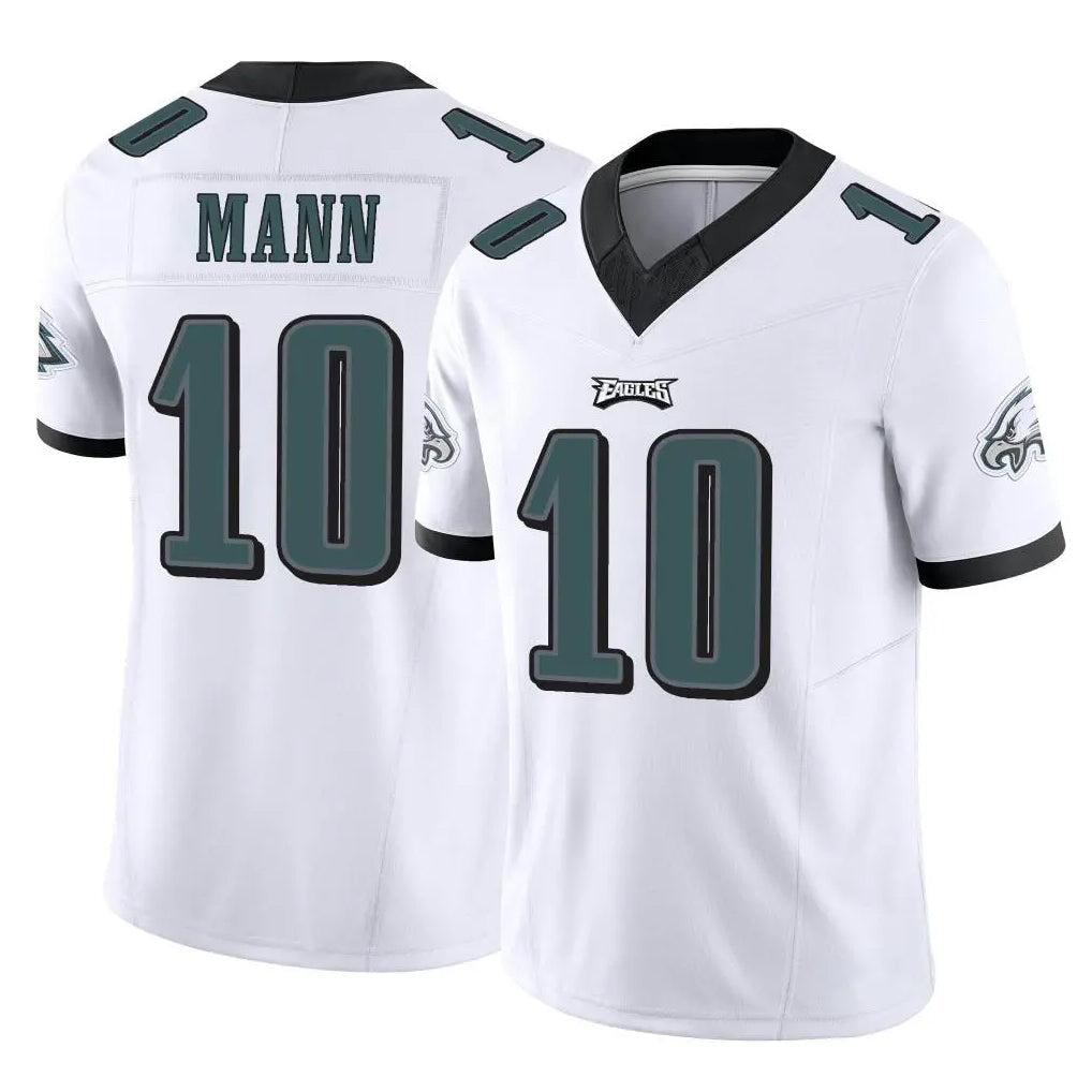 Rebec P.Eagles #10 Braden Mann Player White Limited Vapor F.U.S.E. Home Game Stitched Jerseys