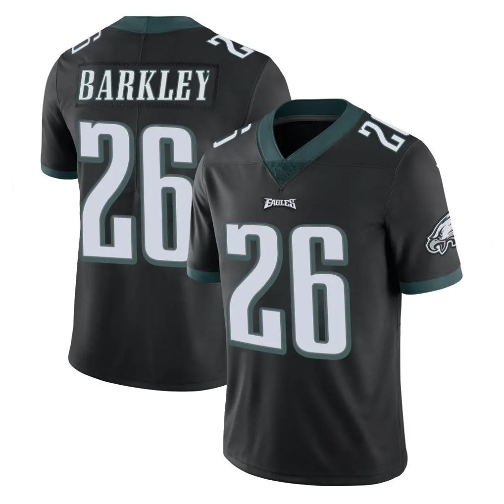 Rebec P.Eagles #26 Saquon Barkley Player Black Limited Vapor Untouchable Home Game Stitched Jerseys