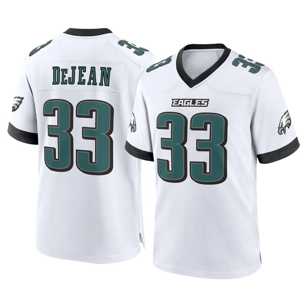 Rebec P.Eagles #33 Cooper DeJean Player White Game Home Stitched Jerseys