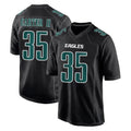 Rebec P.Eagles #35 Michael Carter II Player Carbon Black Fashion Home Game Stitched Jerseys