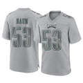 Rebec P.Eagles #53 Zack Baun Player Gray Atmosphere Fashion Home Game Stitched Jerseys
