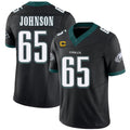 Rebec P.Eagles #65 Lane Johnson Black 2026 F.U.S.E. 4-Star C Patch Vapor Untouchable Throwback Limited Football Stitched Jersey
