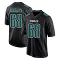Rebec P.Eagles #68 Jordan Mailata Player Carbon Black Fashion Home Game Stitched Jerseys