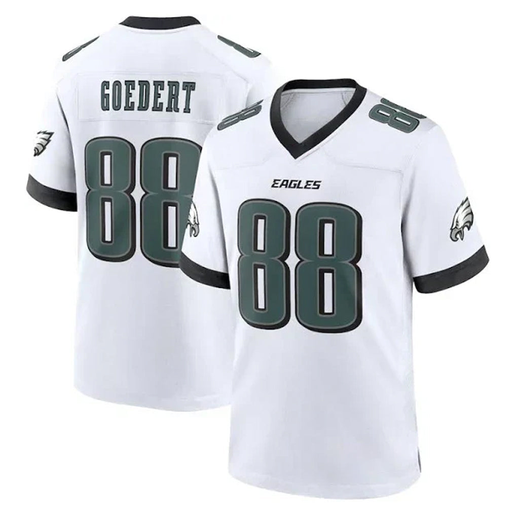 Rebec P.Eagles #88 Dallas Goedert Player White Game Home Stitched Jerseys
