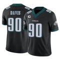 Rebec P.Eagles #90 Jordan Davis Black 2026 F.U.S.E. 1-Star C PatchVapor Untouchable Limited Football Stitched Jersey