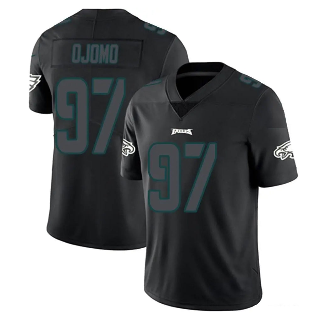Rebec P.Eagles #97 Moro Ojomo Player Limited Black Impact Home Game Stitched Jerseys