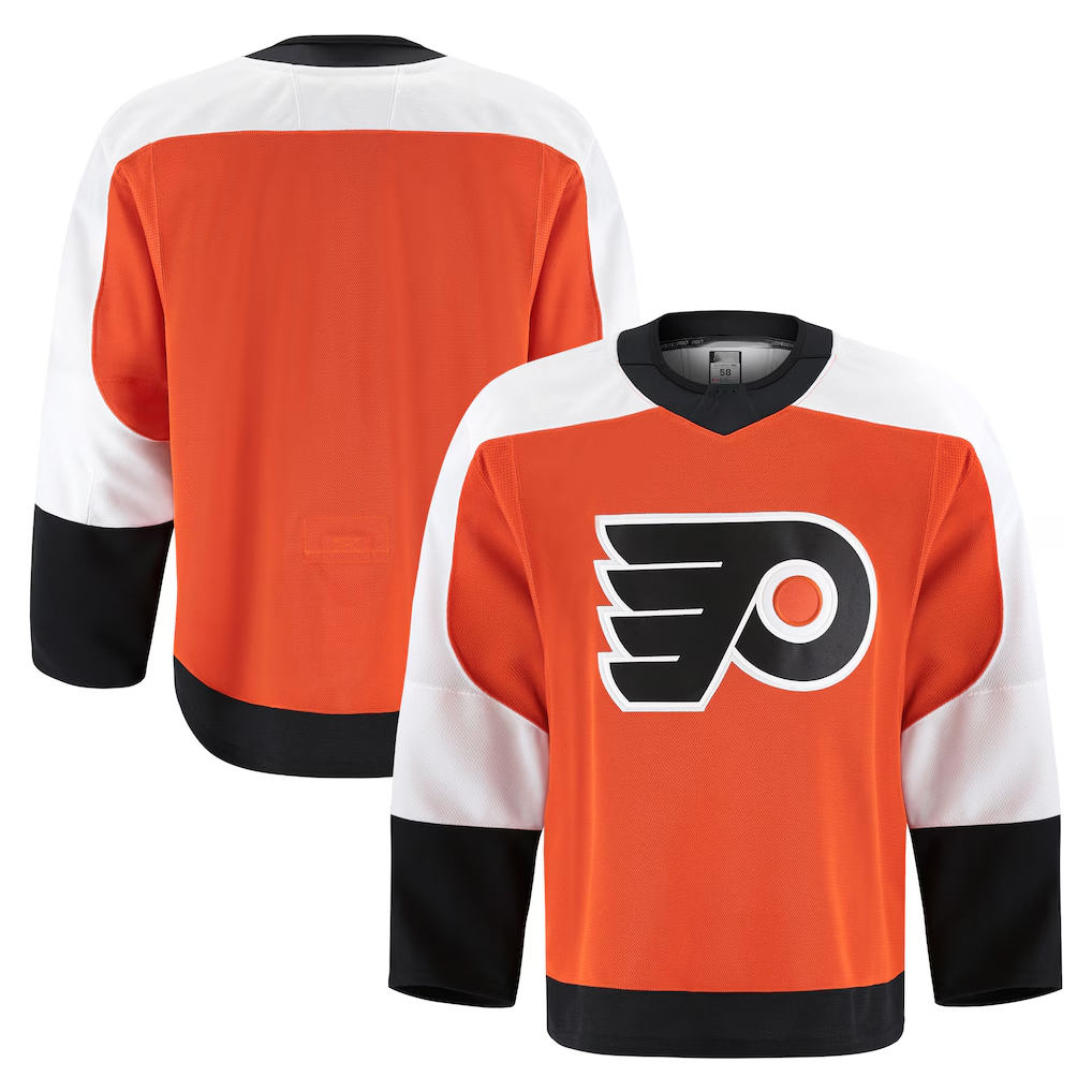 Rebec P.Flyers Orange Home Authentic Pro Jerseys