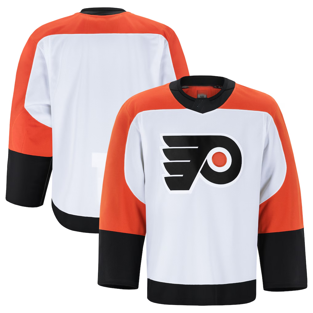 Rebec P.Flyers White Away Authentic Pro Jerseys