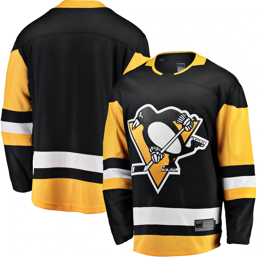 Rebec P.Penguins Black Breakaway Home Jerseys