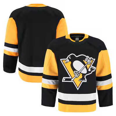 Rebec P.Penguins Black Home Authentic Pro Jerseys