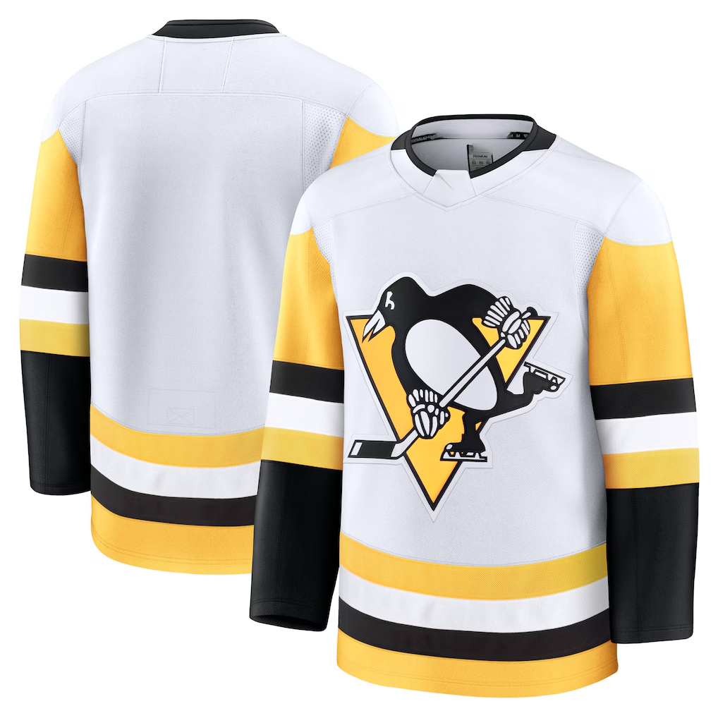 Rebec P.Penguins White Away Premium Jerseys