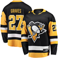 Rebec P.Penguins #27 Ryan Graves Black Home Breakaway Jerseys