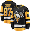 Rebec P.Penguins #87 Sidney Crosby Black Captain Patch Home Breakaway Jerseys