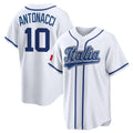 Rebec P.Phillies #10 J.T. Realmuto Player White 2026 World Classic Limited Stitched Jerseys