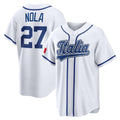 Rebec P.Phillies #27 Aaron Nola Player White 2026 World Classic Limited Stitched Jerseys