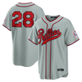 P.Phillies #28 Alec Bohm Gray Rebec 2026 Field of Dreams Stadium Stitched Jerseys