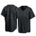 Rebec P.Phillies #2 Justin Crawford Player Black Pitch Fashion Limited T-shirt Stitched Jerseys