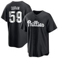 Rebec P.Phillies #59 Jhoan Duran Player Black Alt Fashion Home Game Stitched Jerseys