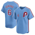 Rebec P.Phillies #6 Ryan Howard Player Light Blue Home Limited Stitched Jerseys