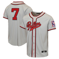 P.Phillies #7 Trea Turner Gray Rebec 2026 Field of Dreams Replica Stitched Jerseys