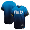 Rebec P.Phillies Blank Player Blue City Connect Home Limited Stitched Jerseys