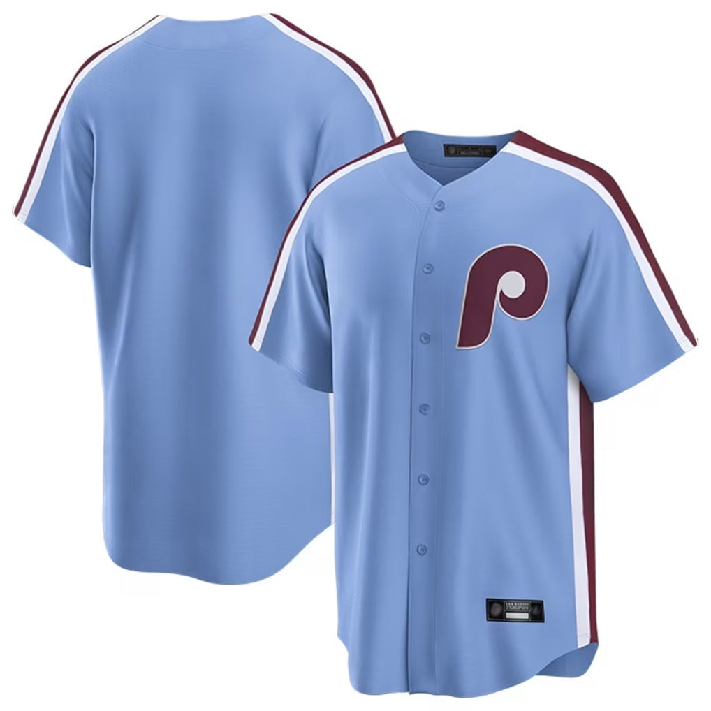 Rebec P.Phillies Blank Player Light Blue Home Limited Stitched Jerseys