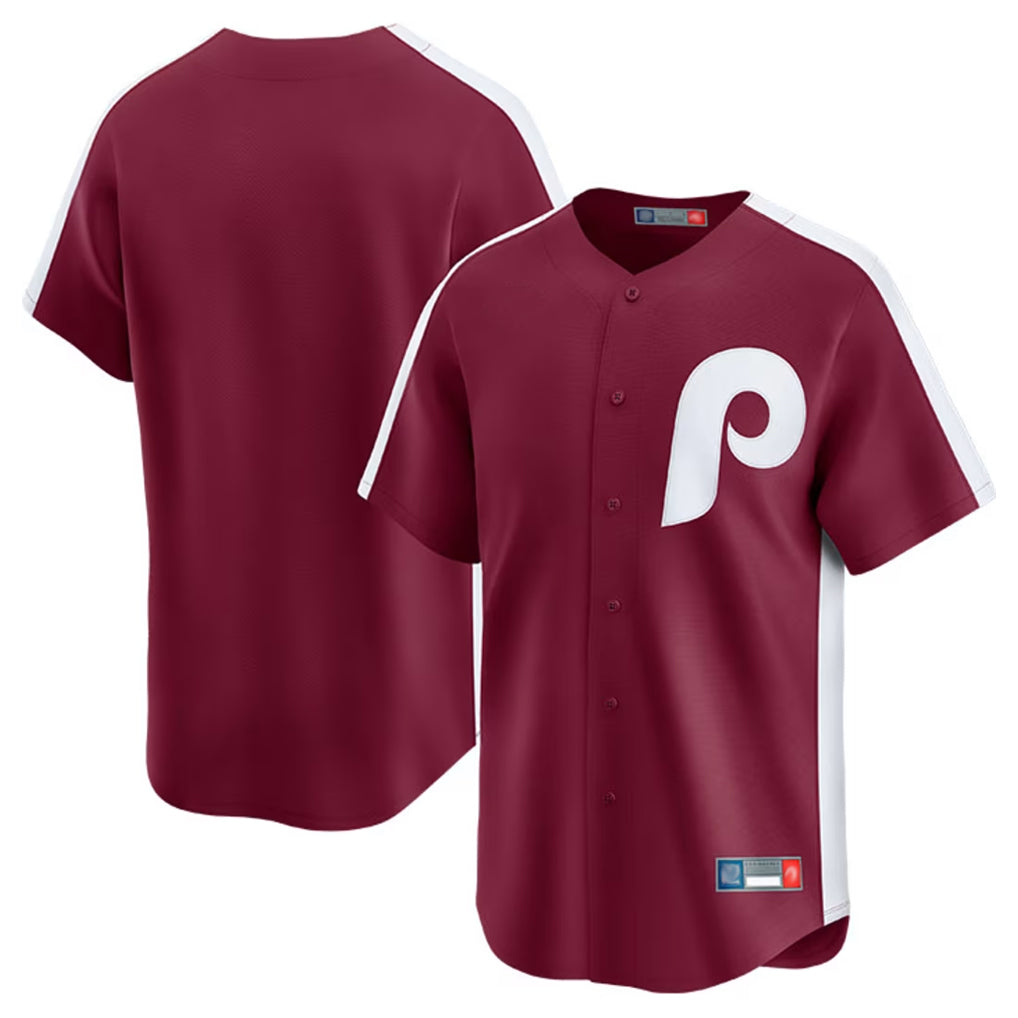 Rebec P.Phillies Blank Player Red Cooperstown Collection Limited Home Stitched Jerseys