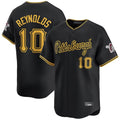 Rebec P.Pirates #10 Bryan Reynolds Player Black Alt Home Limited Stitched Jerseys