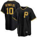 Rebec P.Pirates #10 Bryan Reynolds Player Black Alternate 2025 Home Game Stitched Jerseys