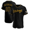 Rebec P.Pirates #10 Bryan Reynolds Player Black Home Limited Elite Stitched Jerseys