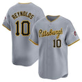 Rebec P.Pirates #10 Bryan Reynolds Player Gray Road Home Limited Stitched Jerseys