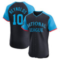 Rebec P.Pirates #10 Bryan Reynolds Player Navy National League All-Star Home Limited Elite Stitched Jerseys
