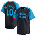 Rebec P.Pirates #10 Bryan Reynolds Player Navy National League All-Star Home Limited Stitched Jerseys
