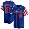 Rebec P.Pirates #10 Bryan Reynolds Player Royal 2025 Independence Day Vapor Premier Limited Stitched Jerseys