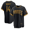 Rebec P.Pirates #14 Joey Bart Player Black 2026 City Connect Home Game Stitched Jerseys