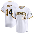 Rebec P.Pirates #14 Joey Bart Player White Home Limited Stitched Jerseys