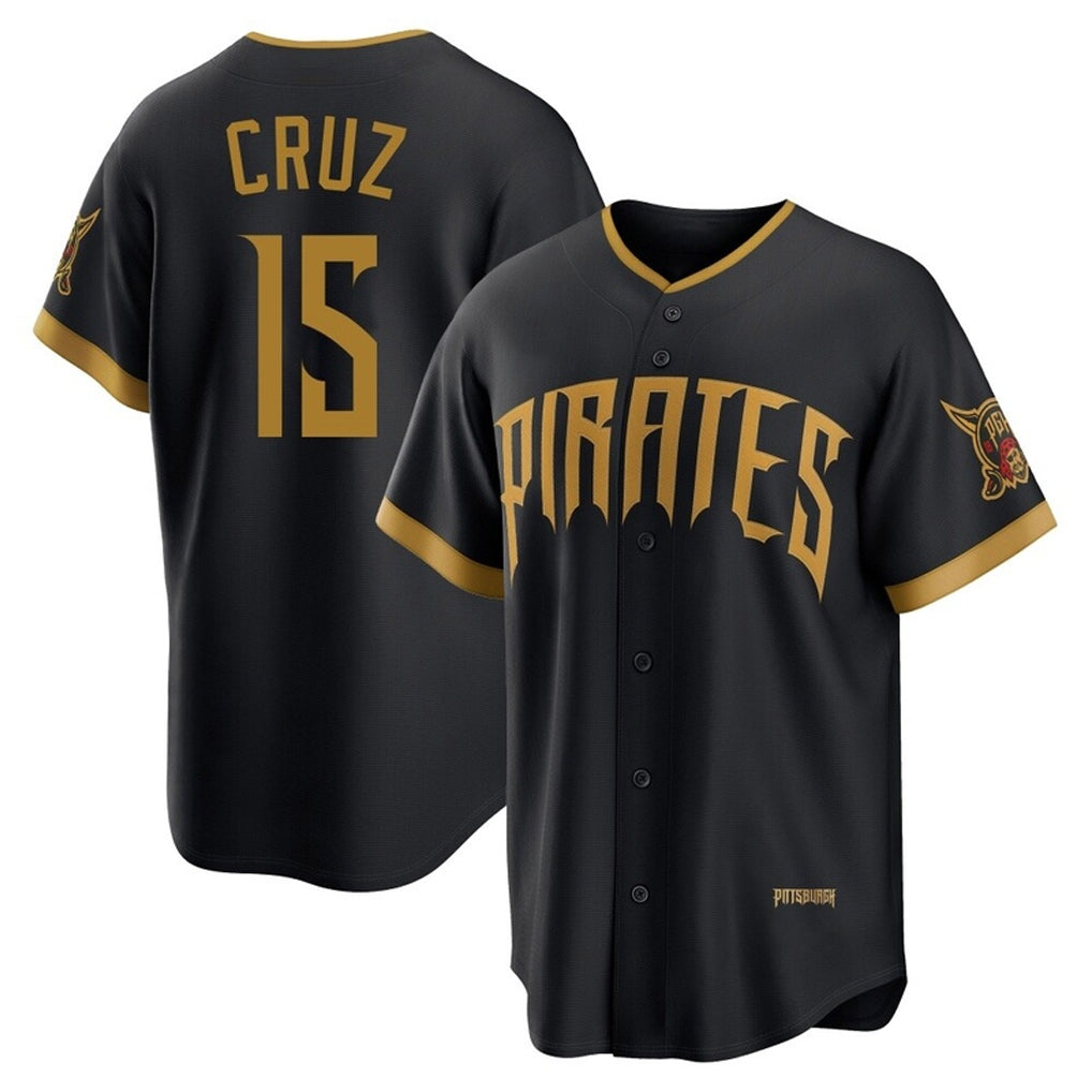 Rebec P.Pirates #15 Oneil Cruz Player Black 2026 City Connect Home Game Stitched Jerseys