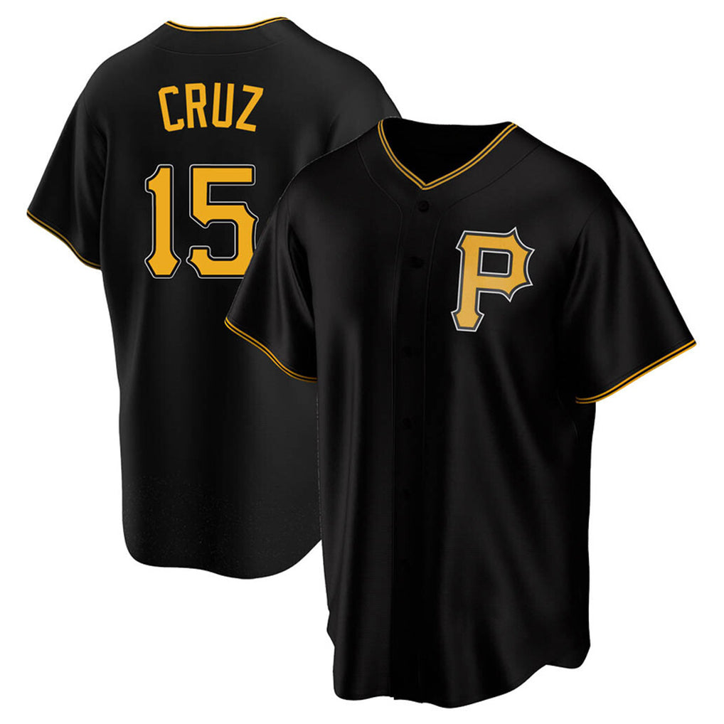 Rebec P.Pirates #15 Oneil Cruz Player Black Alternate 2025 Home Game Stitched Jerseys