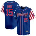Rebec P.Pirates #15 Oneil Cruz Player Royal 2025 Independence Day Vapor Premier Limited Stitched Jerseys