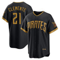 Rebec P.Pirates #21 Roberto Clemente Player Black 2026 City Connect Home Limited Stitched Jerseys