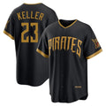 Rebec P.Pirates #23 Mitch Keller Player Black 2026 City Connect Home Game Stitched Jerseys