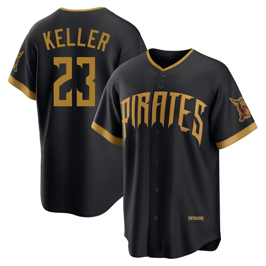 Rebec P.Pirates #23 Mitch Keller Player Black 2026 City Connect Home Game Stitched Jerseys