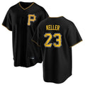 Rebec P.Pirates #23 Mitch Keller Player Black Home Game Stitched Jerseys